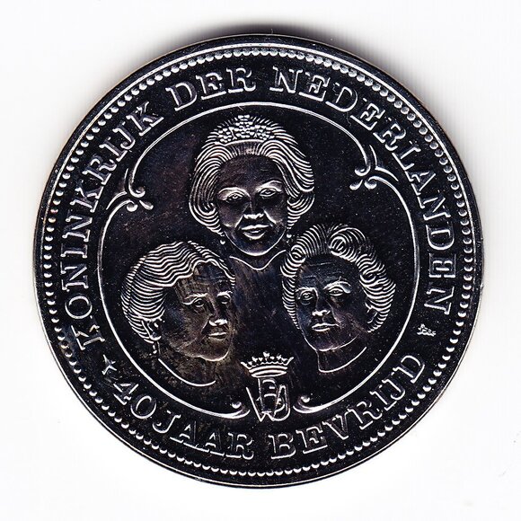 1985 Netherlands Medal (b81) - Picture 1 of 2